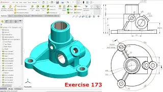Учебное пособие Solidworks, упражнение 173