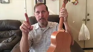 Kmise KMU-30B Baritone 30 inch Mahogany Ukulele with DGBE strings Unboxing