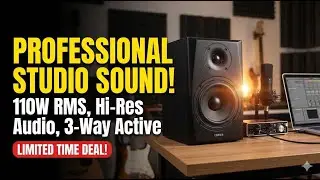 Edifier MR5 Studio Monitors Review | 3-Way Active Speakers Explained