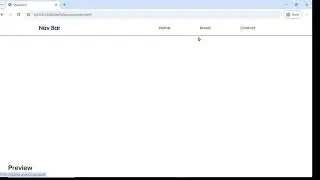 Nav Bar Challenge {Day 1/7} - Using HTML & CSS