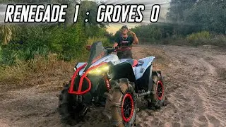 Can Am Renegade 1000 Vs Canaveral Groves!! (Can Am&rsquo;s Gone Wild!!)