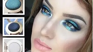 Bella Mermaid Tutorial ♡ NEW Milani Gel POWDER EYESHADOWS!