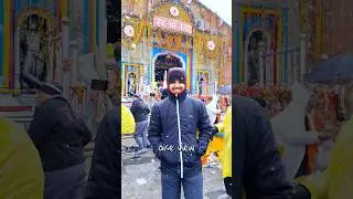 Kedarnath Snowfall 2025 #kedarnath #snowfall #uttarakhand #shorts