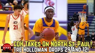 Tre Holloman Drops 29 And 12! CDH Takes On A Tough North St. Paul Team