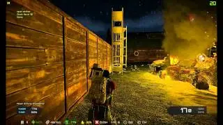 Base raid on arma 3 exile mod on gamersinc sever with zombies ect mods