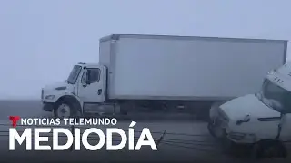 El mal tiempo provoca un choque m&uacute;ltiple de casi 50 veh&iacute;culos en Indiana | Noticias Telemundo