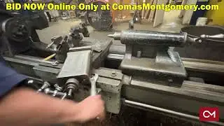 The American Tool Works Co. Machine Lathe - 4 Speed Gearbox - 4 Jaw Chuck - 8ft Bed - Online Auction