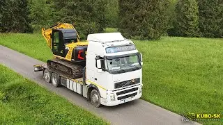 BAGER TAXI | Preprava bagra | Bagger transport | Excavator transport | VOLVO FH400 6x2 truck