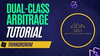 Dual-Class Arbitrage Trading Tutorial | ThinkOrSwim