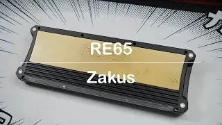 Typing Sounds: Nuxros RE65 with lubed Zakus | Alu Plate