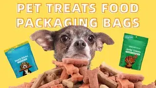 Custom pet treats food packaging bag