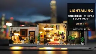 Lightailing Light Kit For Lego Queer Eye &ndash; The Fab 5 Loft 10291