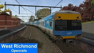 Openrails Melbourne - Trainspotting at West Richmond