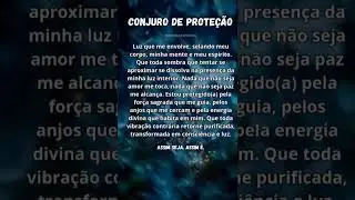 CONjURO DE PROTE&Ccedil;&Atilde;O 🙏🧘☘️🍀
