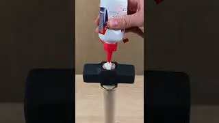 DIY hammer head secure fix 🔨 #easy #hammer #fix
