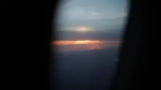 Sunset in Flight