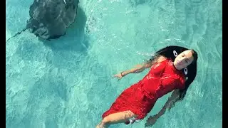 Making of CAYMAN ISLANDS AD CAMPAIGN. Photographer MISS ANIELA. Stylist LEONID GUREVICH.