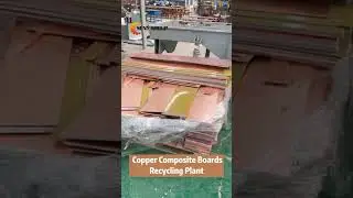 Copper Clad Boards Recycling Plant | E waste Recycling #Shorts