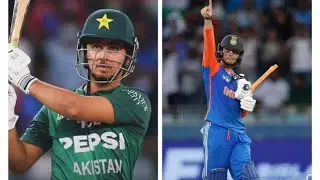 Abhishek sharma vs Saim Ayub who is best player ?? #cricket #T20 #icc