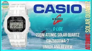 Лучшие часы для сёрфинга! | Распаковка и обзор Casio G-Shock G-Lide 200m Solar Atomic Quartz GWX5600WA-7