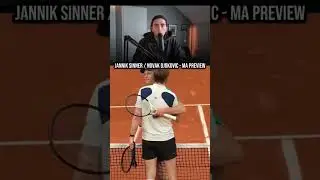 Jannik Sinner 🆚 Novak Djokovic, mon analyse du match 🧱 #tennis #djokovic #sinner #rolandgarros