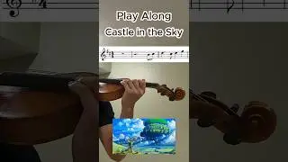 Castle in the Sky (Violin Play Along)