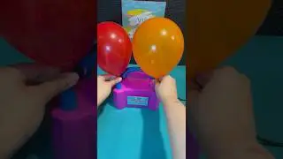 Red & Orange Balloon Pop! #asmr #ballonpop #balloonpopping #balloons #shorts