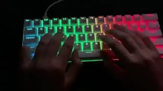 Royale Kludge RK61 Red Switches Sound Test