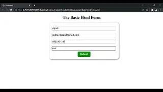 HTML form with javascript | HTML form with the functionality of javascript