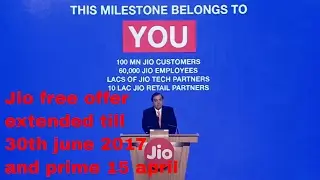 Jio summer surprise offer jio free offer extended till 30th june and prime membership 15th april