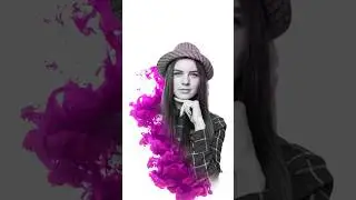 Create ink smoke portraits in Photoshop | exposure effect | ink smoke effect | smoke portrait