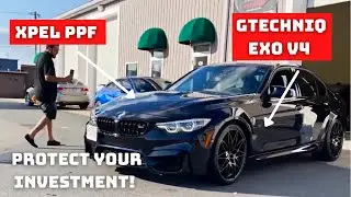 Защитная пленка XPEL (PPF) и керамическое покрытие Gtechniq установлены на моем BMW M3!