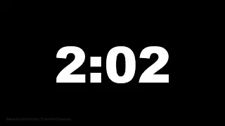 2 minutes 2 seconds [122 secs] clock timer countdown || Alarm Focus