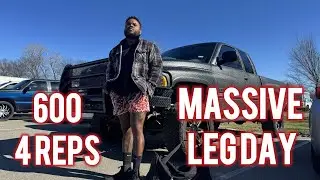 EP 10 MASSIVE LEG DAY ROUTINE | 600 FOR REPS | TRAVIS HUNTER SITUATION