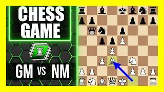 French Defense: Advance Variation, Milner-Barry Gambit, Elegant Chess Game, Watch and