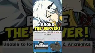 Zenless Anniversary CRASHED HSR and Arknights SERVERS?!