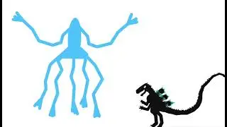 Sticknodes Godzilla size comparison (read description)