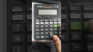 Casio MJ-12GST Calculator Off Trick##👍👍