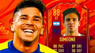 SOLID ST! ⚽ 88 HEADLINERS SIMEONE PLAYER REVIEW - FIFA 22 ULTIMATE TEAM