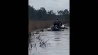 deep water but don't want to get wet. .🤣