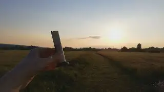 Lighting fireworks in summer days