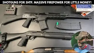 Shotguns For SHTF. Massive Firepower For Little Money! #SHTF #PrepperLife #SurvivalGear