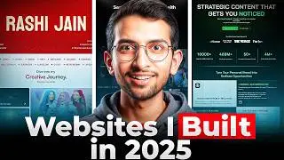 All Websites That I Created in 2025 and How I Closed Clients  |  Peush Jha