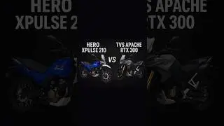 What's the BEST Bike Hero Xpulse 210 or TVS Apache RTX 300? #tvs #hero #shorts