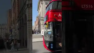 New Routemaster double-decker at London City Piccadilly, Route 19 to Battersea Bridge.