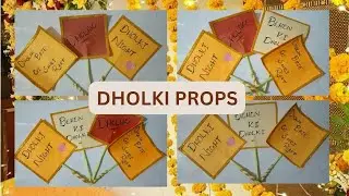 DIY Props | How to make paper props  |  Dholki Props ideas | Paper craft