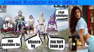 JOINING RANDOM SQUAD OF GIRLS PLAY LIKE A PRO || CALL ME HACKER || PUBG MOBILE