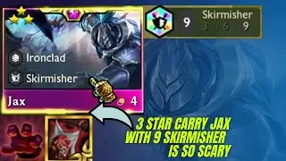 3 STAR JAX ⭐⭐⭐ WITH 9 SKIRMISHER | TFT SET 5.5