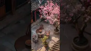 Tranquil Courtyard Escape | Chinese Culture & Aesthetic Serenity #relax #relaxing #garden