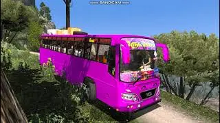 EURO TRUCK SIMULATOR 2 LEYLAND VIKING PRIVATE BUS DANGER ROAD DAY 1